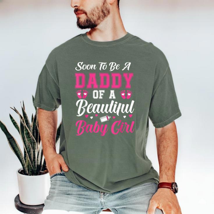 Soon To Be A Daddy Of A Beautiful Baby Girl Baby Shower Men's Comfort Colors T-Shirt Soon To Be A Daddy Of A Beautiful Baby Girl Baby Shower Men's Comfort Colors T-Shirt