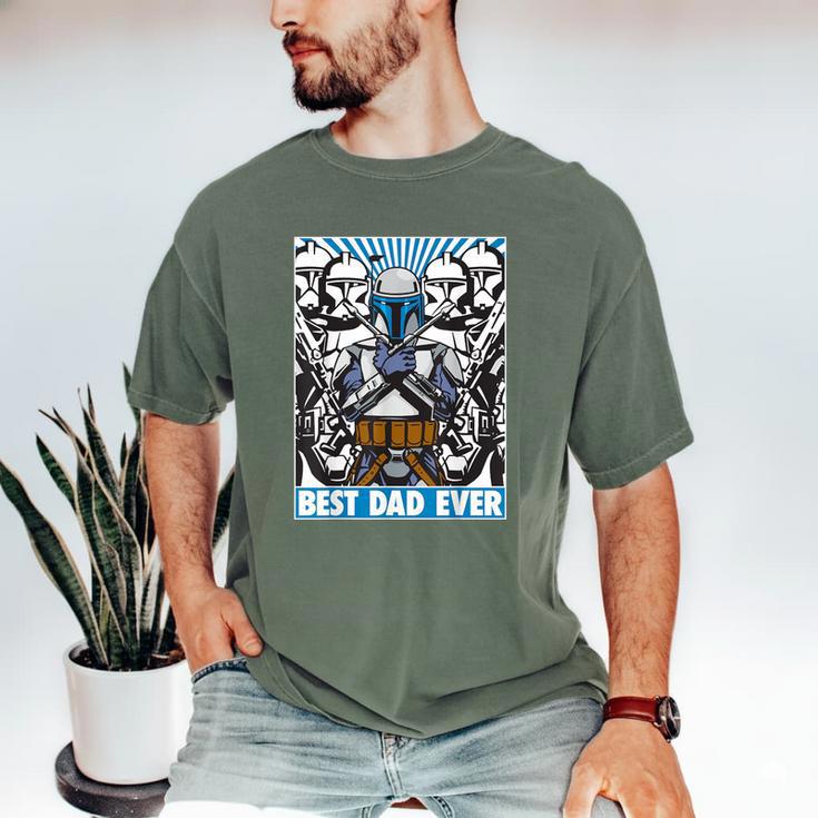 Star Wars Father's Day Jango Fett Best Dad Ever Men's Comfort Colors T-Shirt Star Wars Father's Day Jango Fett Best Dad Ever Men's Comfort Colors T-Shirt