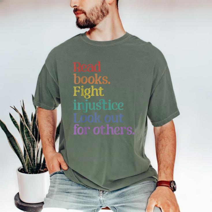 Stop Book Banning Pro Library Men's Comfort Colors T-Shirt