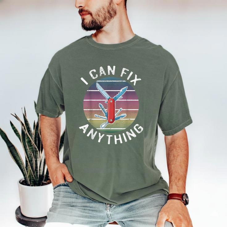 Swiss Army Knife DIY Dad Fathers Day Fix Anything Handyman Men's Comfort Colors T-Shirt
