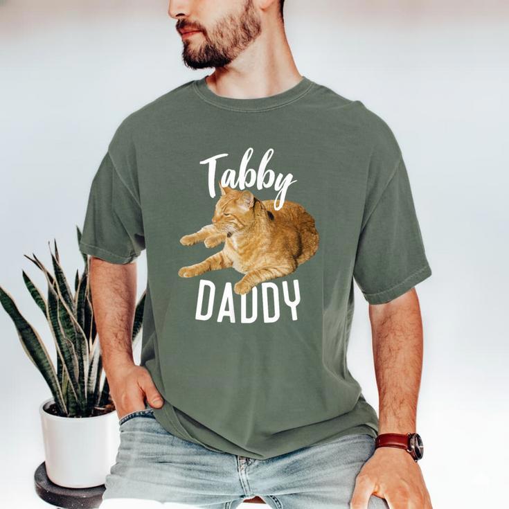 Tabby Daddy Cat Lover Saying Graphic Men's Comfort Colors T-Shirt