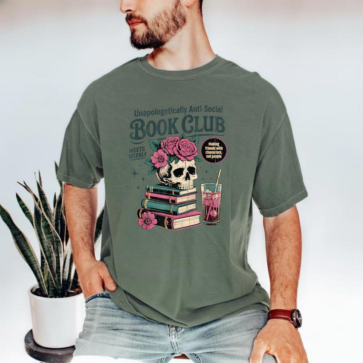Unapologetically Anti Social Book Club Men's Comfort Colors T-Shirt Unapologetically Anti Social Book Club Men's Comfort Colors T-Shirt