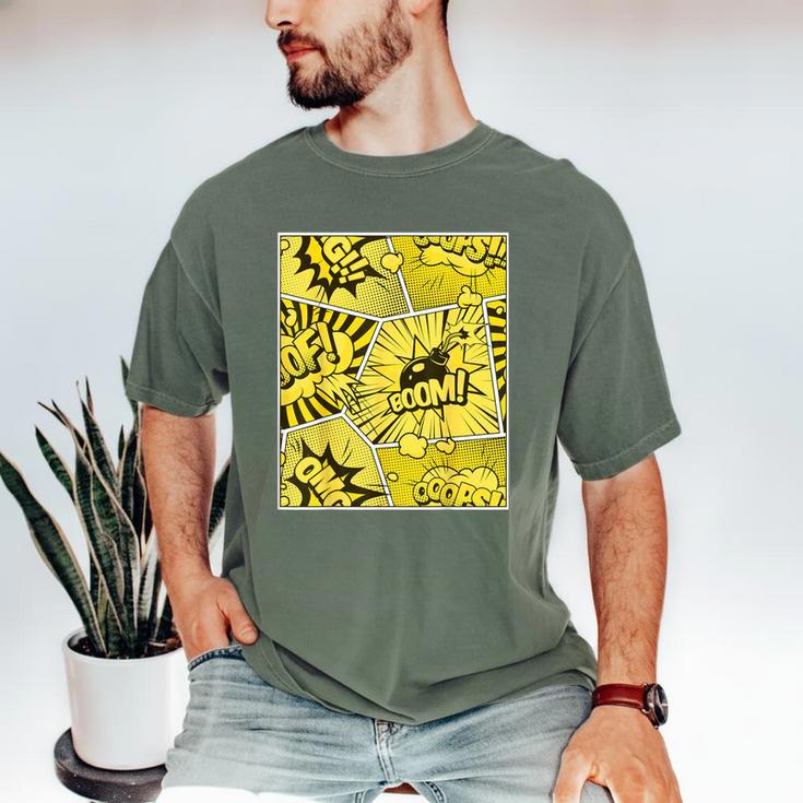 Varsity-Gold Yellow Comic Book University Varsity-Gold Men's Comfort Colors T-Shirt