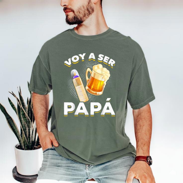 Voy Hacer Papa Ser Papa Voy A Ser Papa Dad To Be In Spanish Men's Comfort Colors T-Shirt