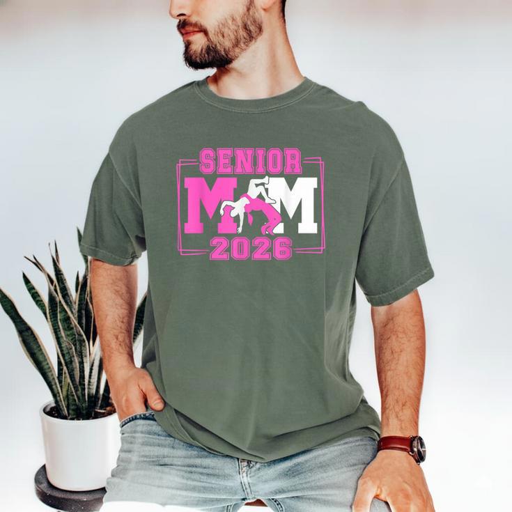 Wrestling Senior Mom Wrestling Senior 2026 Graduation Men's Comfort Colors T-Shirt