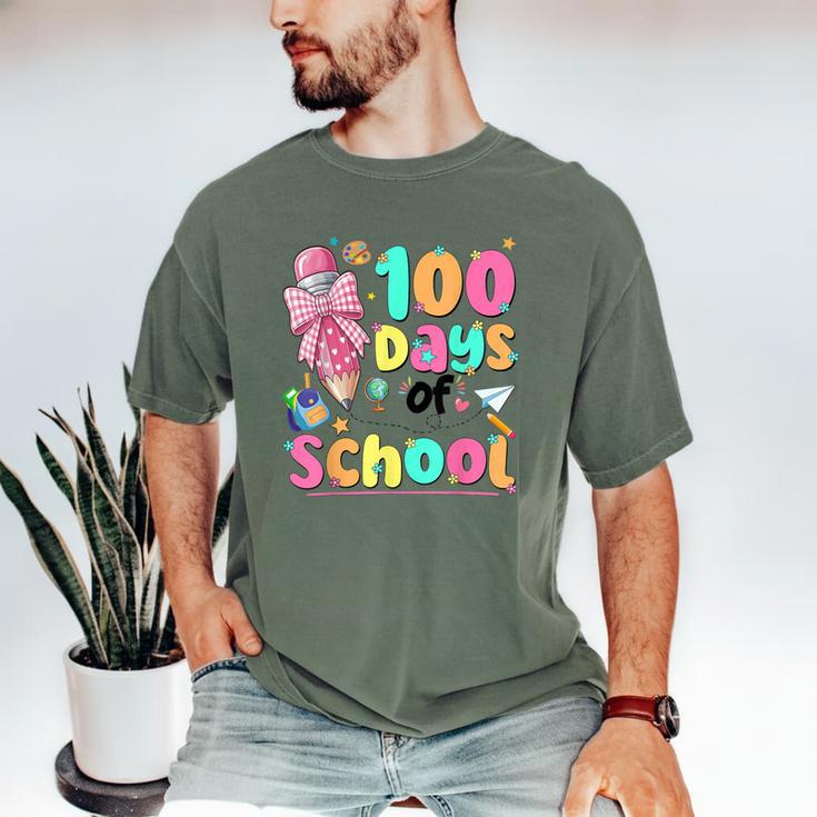 100th Day Of School Teacher Books 100 Days Of School Women Men's Comfort Colors T-Shirt