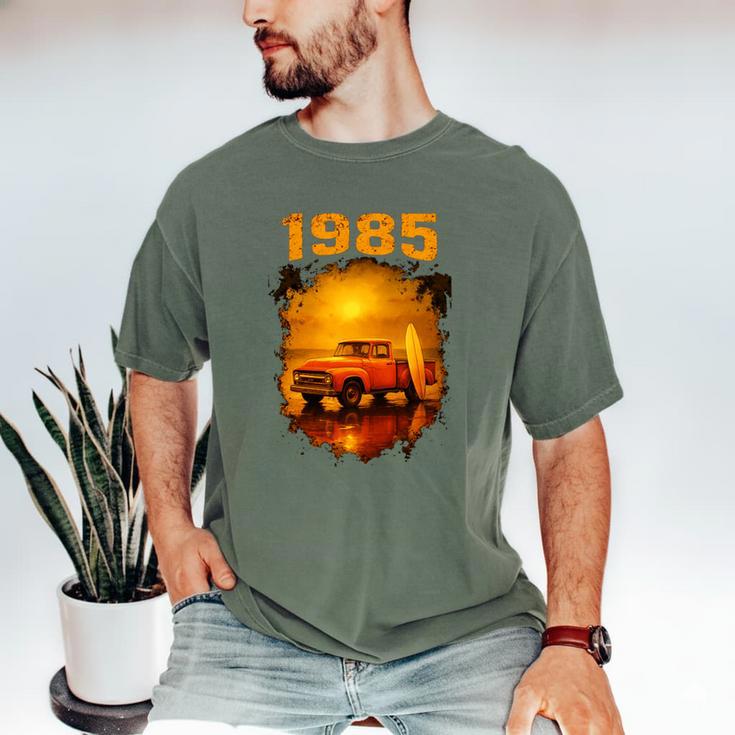 1985 Vintage Sunset Surf Truck Retro Beach Nostalgia Men's Comfort Colors T-Shirt