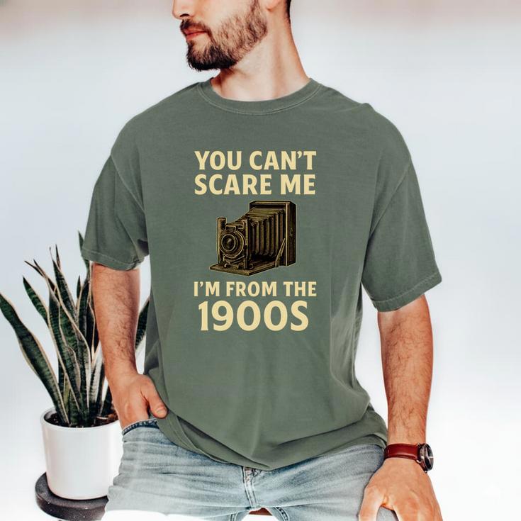 You Can't Scare Me I'm From The 1900s Vintage Camera Men's Comfort Colors T-Shirt