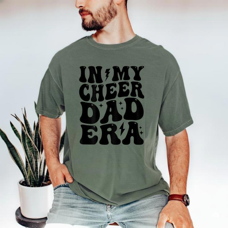 In My Cheer Dad Era Cheerleader Dad Sports Groovy Men's Comfort Colors T-Shirt
