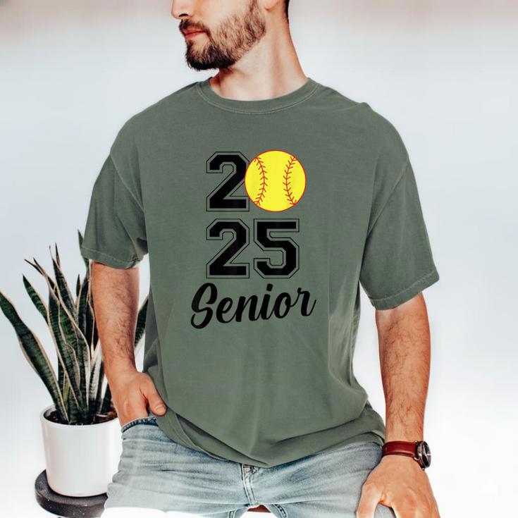 Class Of 2025 Softball Senior Graduation Graduate Women Men's Comfort Colors T-Shirt