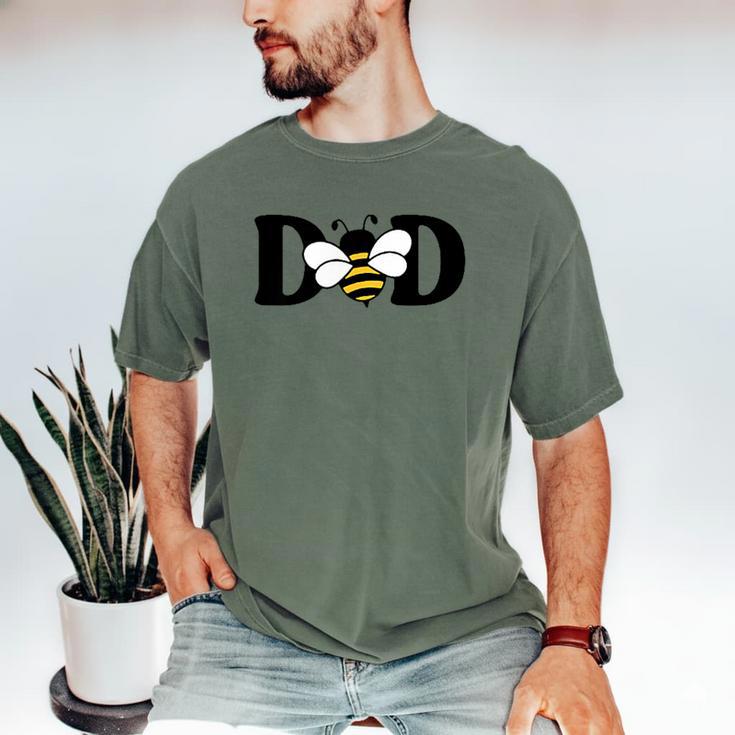 Dad Bee Cute Beekeeping 1st Birthday Matching Family Dada Men's Comfort Colors T-Shirt