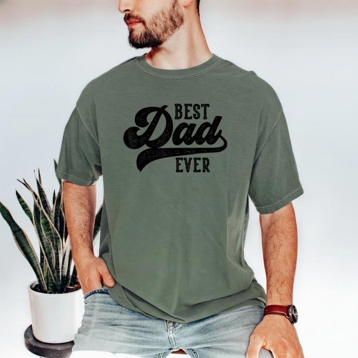 Dad From Kids Best Dad Ever Father's Day Men's Comfort Colors T-Shirt