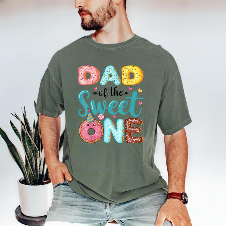 Dad Of The Sweet One 1st Birthday Girl Donut Party Men's Comfort Colors T-Shirt