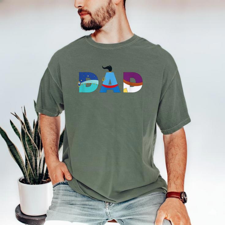 Disney Aladdin Jasmine Genie Father’s Day Birthday Dad Men's Comfort Colors T-Shirt