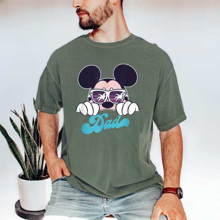 Disney Mickey And Friends Cool Mickey Summer Vibes Dad Logo Men's Comfort Colors T-Shirt