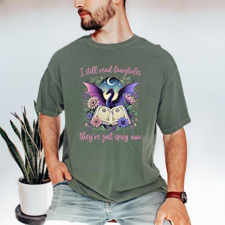 Dragon Bookish Romantasy Smut Merch Spicy Book Lover Premium Men's Comfort Colors T-Shirt