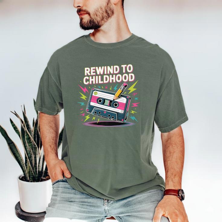 Elder Millennials Embracing 90s Rewind Nostalgia Vibes Premium Men's Comfort Colors T-Shirt