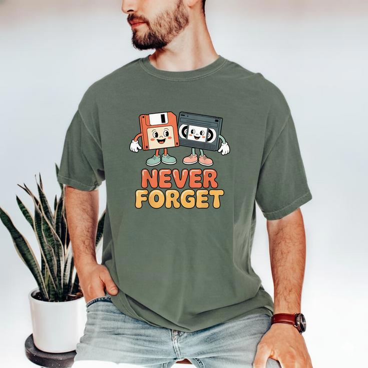 Never Forget Retro Old Technology Nostalgia Men's Comfort Colors T-Shirt