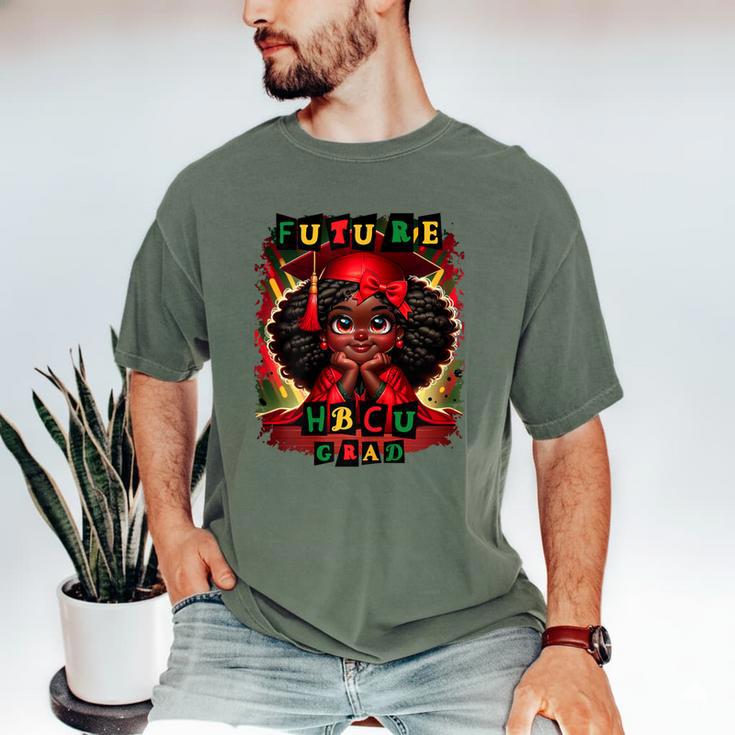 Future HBCU Grad History Girl Graduation HBCU Men's Comfort Colors T-Shirt
