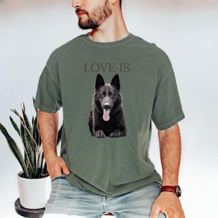 German Shepherd Shirt Shepard TShirt Dog Mom Dad Love Men's Comfort Colors T-Shirt