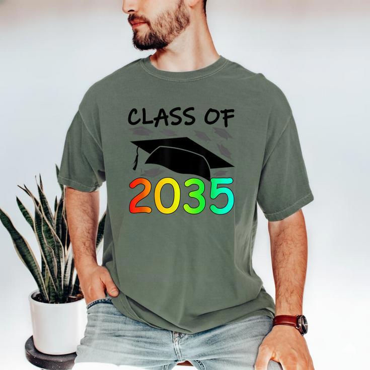 Graduation Class Of 2035 Hand Prints Space Pre-K -12th Grade Men's Comfort Colors T-Shirt
