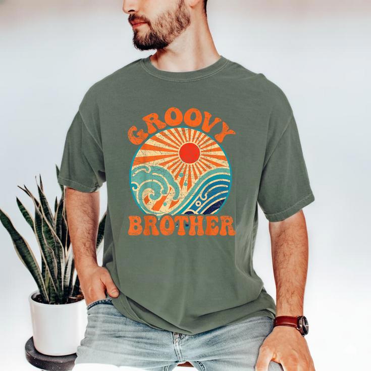 Groovy Brother 70s Aesthetic Nostalgia 1970's Retro Brother Men's Comfort Colors T-Shirt