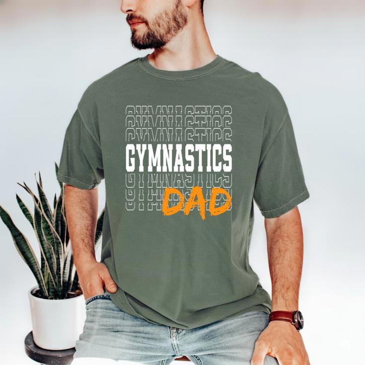 Gymnastics Dad For Gymnastic Father Parents Men's Comfort Colors T-Shirt
