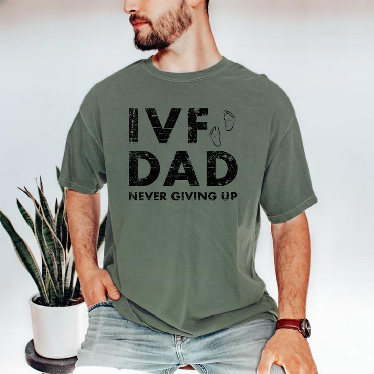 IVF Dad Retrieval Day Infertility Transfer Father Men's Comfort Colors T-Shirt