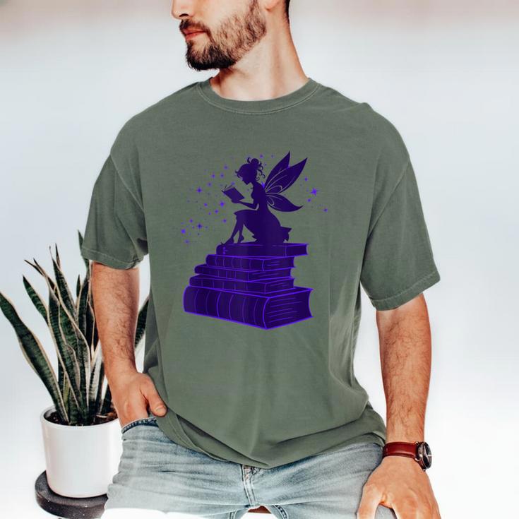 Kawaii Fairy Bookish Book Lover Library Read Men's Comfort Colors T-Shirt