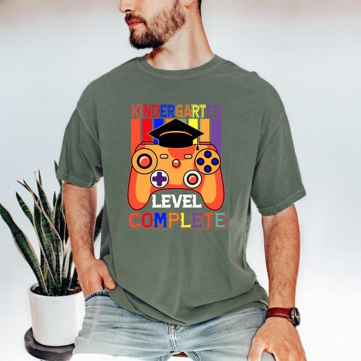Kindergarten Graduation Level Complete Gamer Graduation Kids Men's Comfort Colors T-Shirt