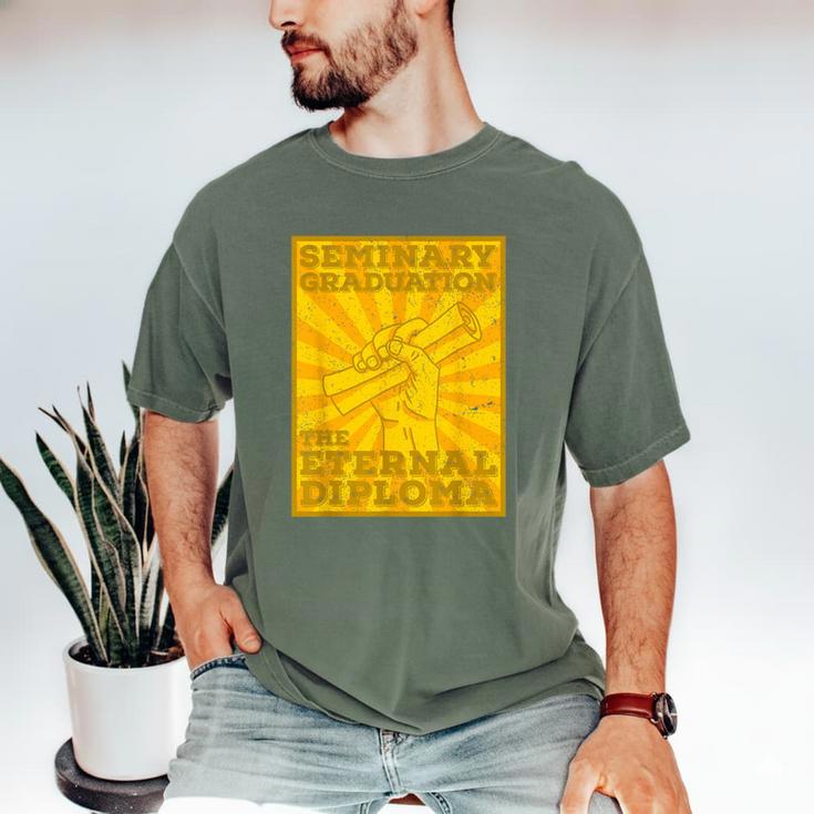 LDS Mormon Seminary Graduation Eternal Diploma Shirt Men's Comfort Colors T-Shirt