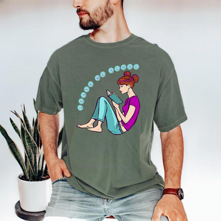 Leave Me Alone I'm Reading a Book For Bookworms Premium Tri-Blend Men's Comfort Colors T-Shirt