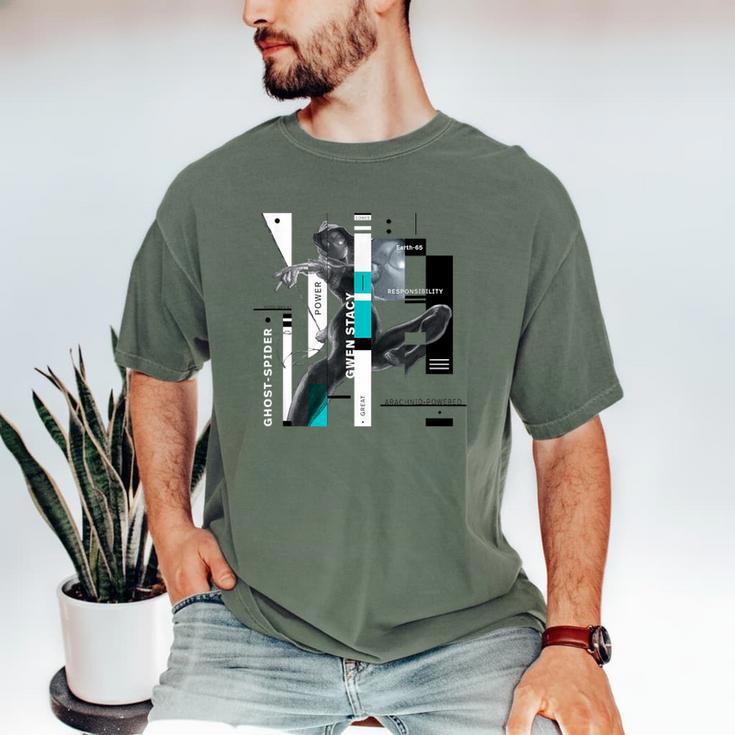 Marvel Spider-Man Gwen Stacy Responsibility Book Covers Men's Comfort Colors T-Shirt