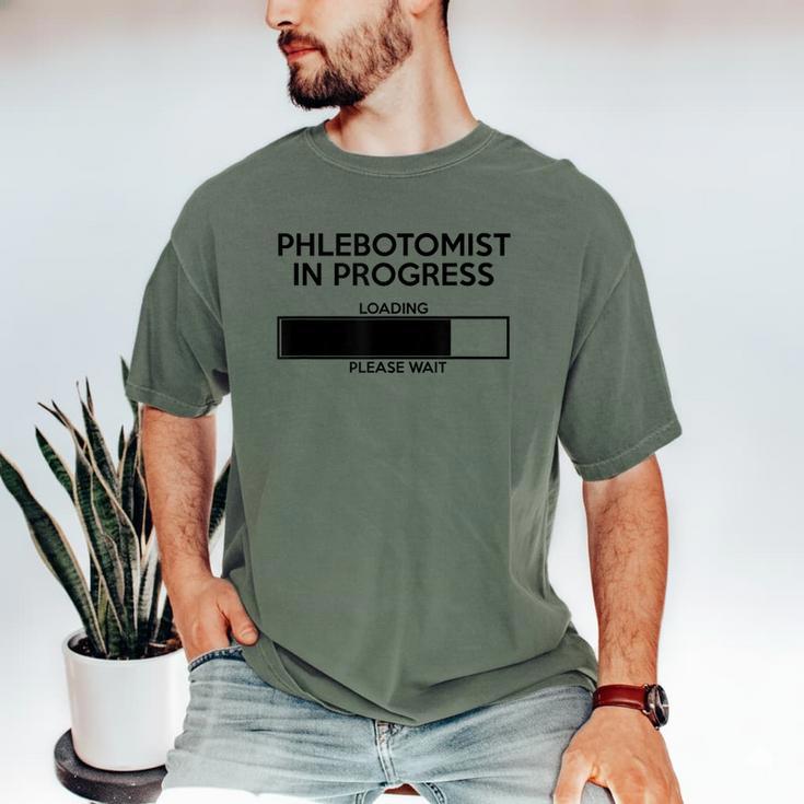 Phlebotomist In Progress Phlebotomy School Graduation Men's Comfort Colors T-Shirt