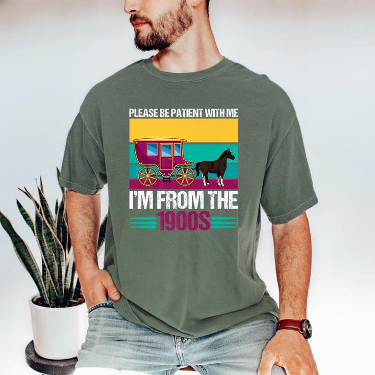 Please Be Patient With Me I'm From The 1900s Cool Dad Premium Men's Comfort Colors T-Shirt