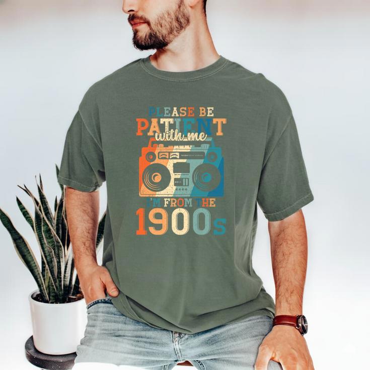 Please Be Patient With Me I'm From The 1900s Retro 90s Dad Premium Men's Comfort Colors T-Shirt