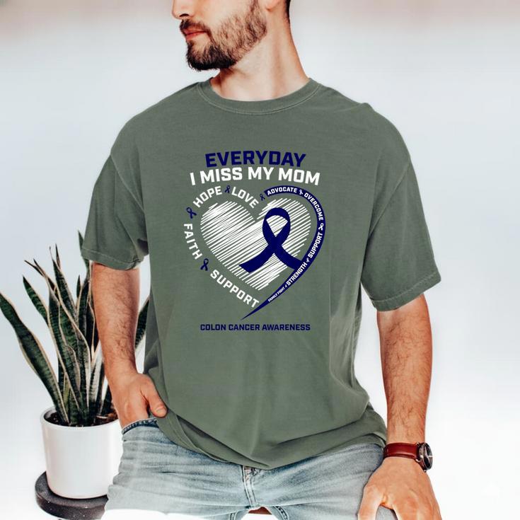 Remembrance Loving Memory Shirts Mom Colon Cancer Awareness Men's Comfort Colors T-Shirt