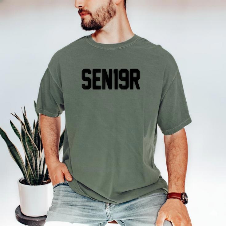 SEN19R Senior 2019 High School Graduation Party  T-Shirt Men's Comfort Colors T-Shirt