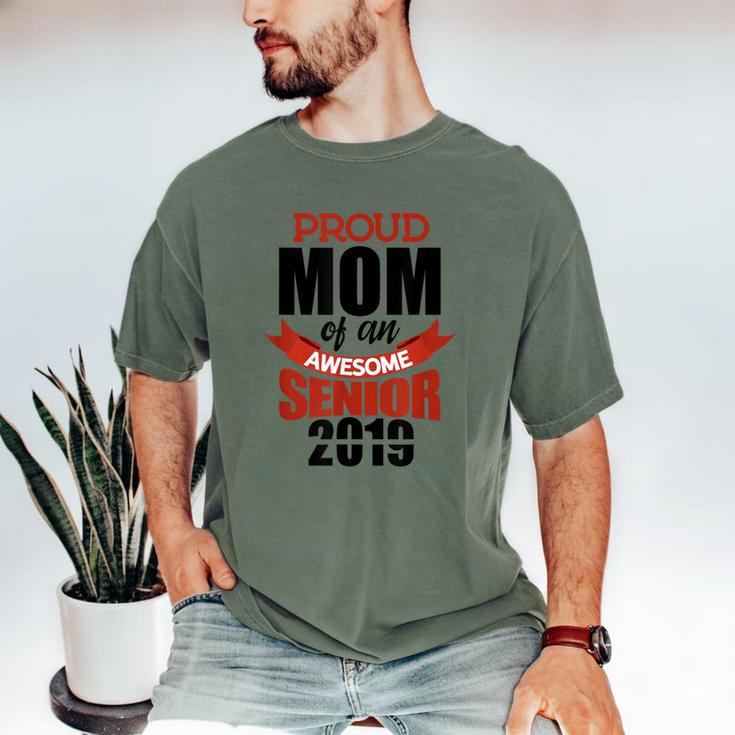 Senior Class Of 2019 Tshirt Graduation Awesome Mom Men's Comfort Colors T-Shirt