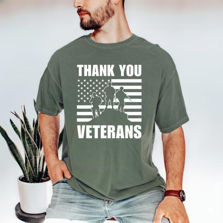 Thank You Veterans In Memory Of All Veterans Men's Comfort Colors T-Shirt