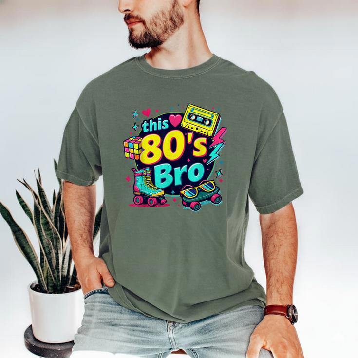 Vintage 80s Bro Eighties Party Costume 80s Nostalgia Men's Comfort Colors T-Shirt