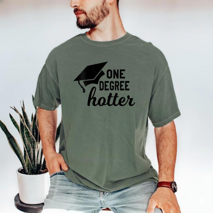 Women's One Degree Hotter College Masters PhD Graduation Party Men's Comfort Colors T-Shirt