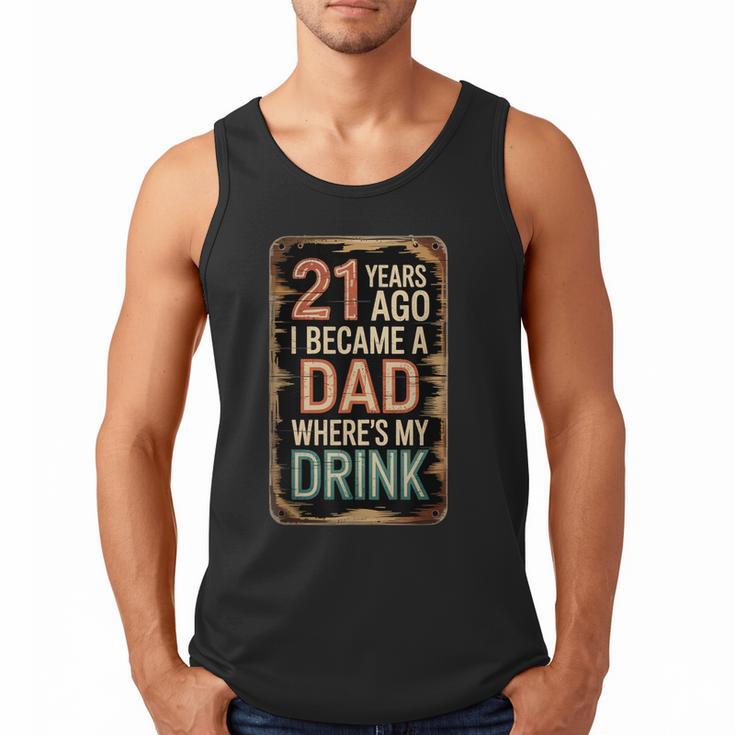 21st Birthday For Dad 21 Year Old Child Son Daughter Men Tank Top