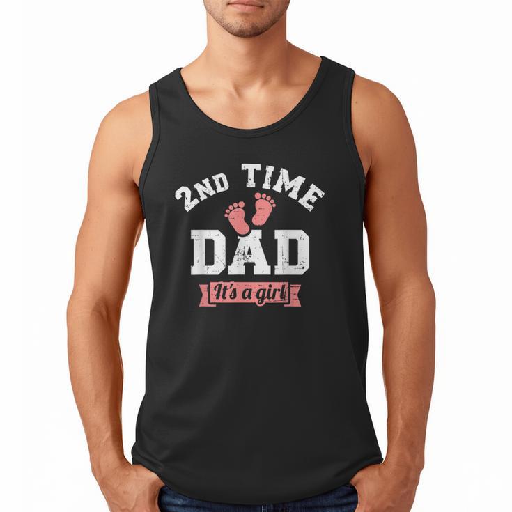 2nd Second Time Dad It's a Girl Gender Reveal Men Tank Top