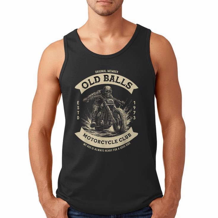 50th Birthday Vintage Motorcycle For Biker Dad Men Tank Top