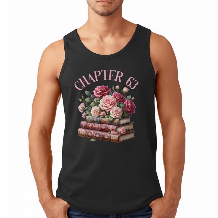 63rd Birthday Chapter 63 Birthday Shirt Women Book Lover Men Tank Top