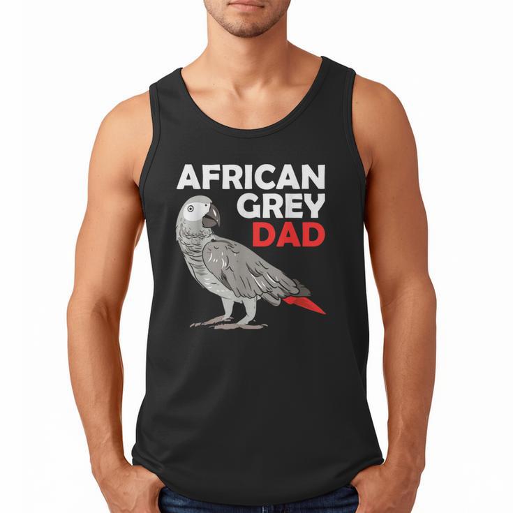 African Grey Parrot Dad Congo Bird Father Men Tank Top
