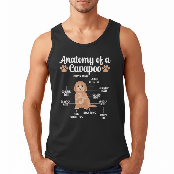 Anatomy Of A Cavapoo Dog Cavapoo Owner Cavapoo Dad Men Tank Top
