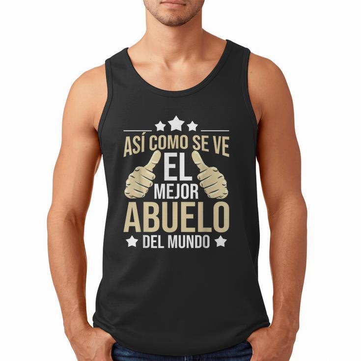 Así Como Se Ve El Mejor Abuelo Del Mundo Grandfather Dad Men Tank Top