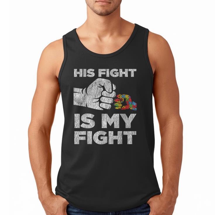 Autism Awareness Mom Dad Parents Autistic Kids Awareness Small Men Tank Top